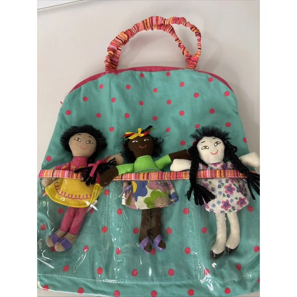 Culture Club Kids 5 Soft Dolls Carrying‎ Case International Spain France Swahili